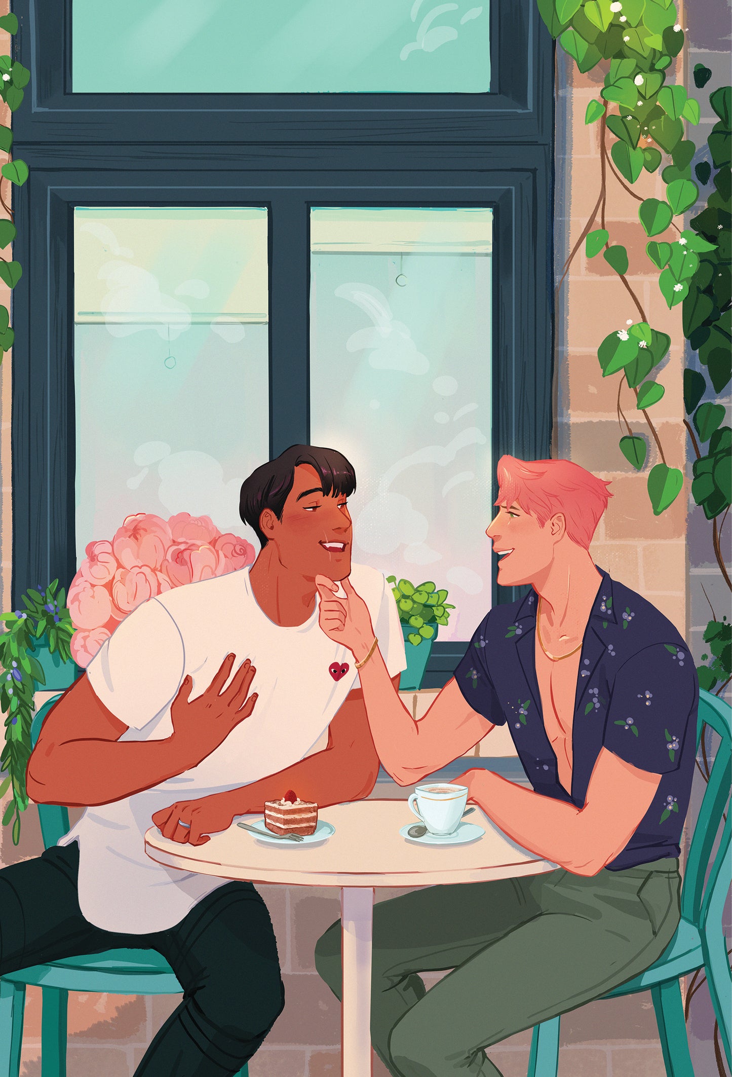 Becket and Brooklyn Honeymoon Postcard