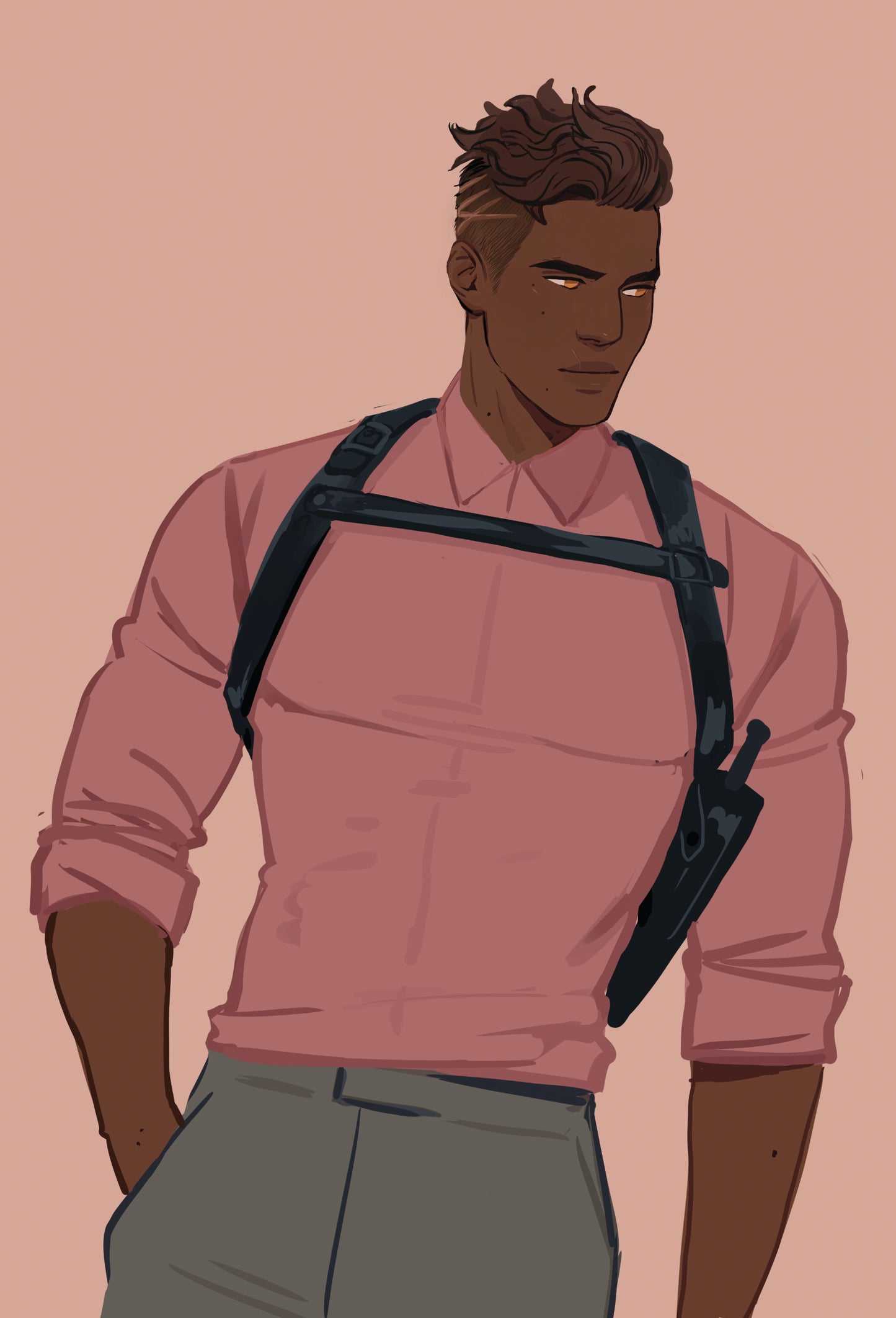 Meridian Witch Detectives Abe Postcard