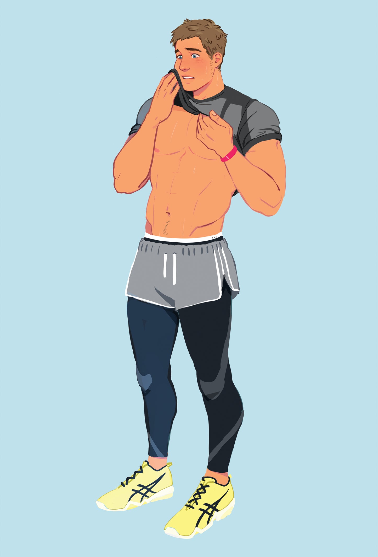 Paul Workout Postcard