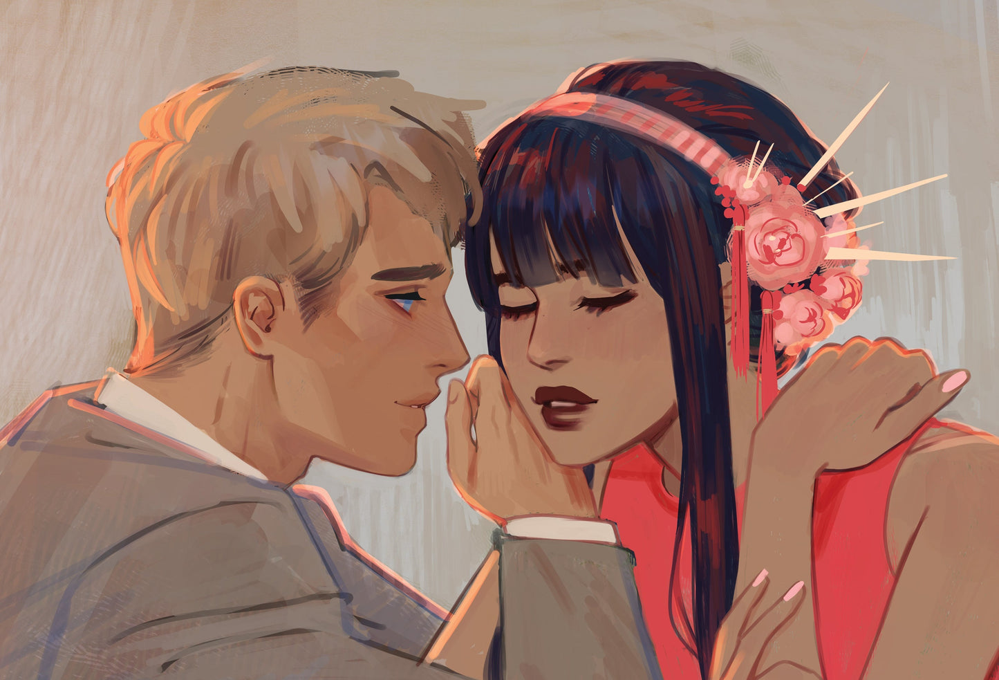 60s inspired LoidYor Postcard