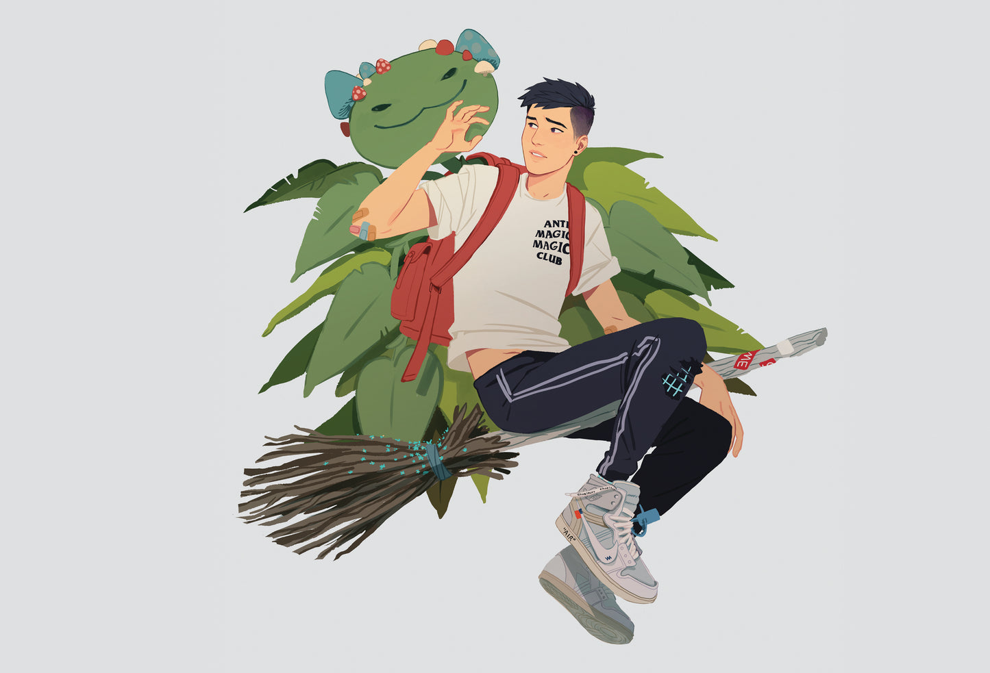 Overgrown Ashley Postcard