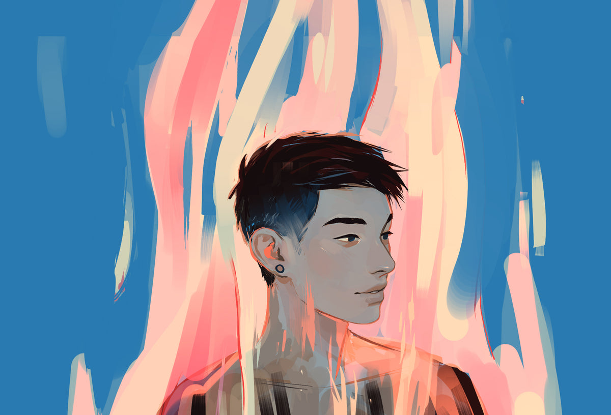 Blue Flame Postcard