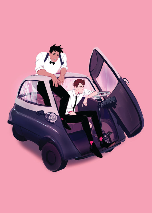 Meridian Witch Detectives Isetta Postcard