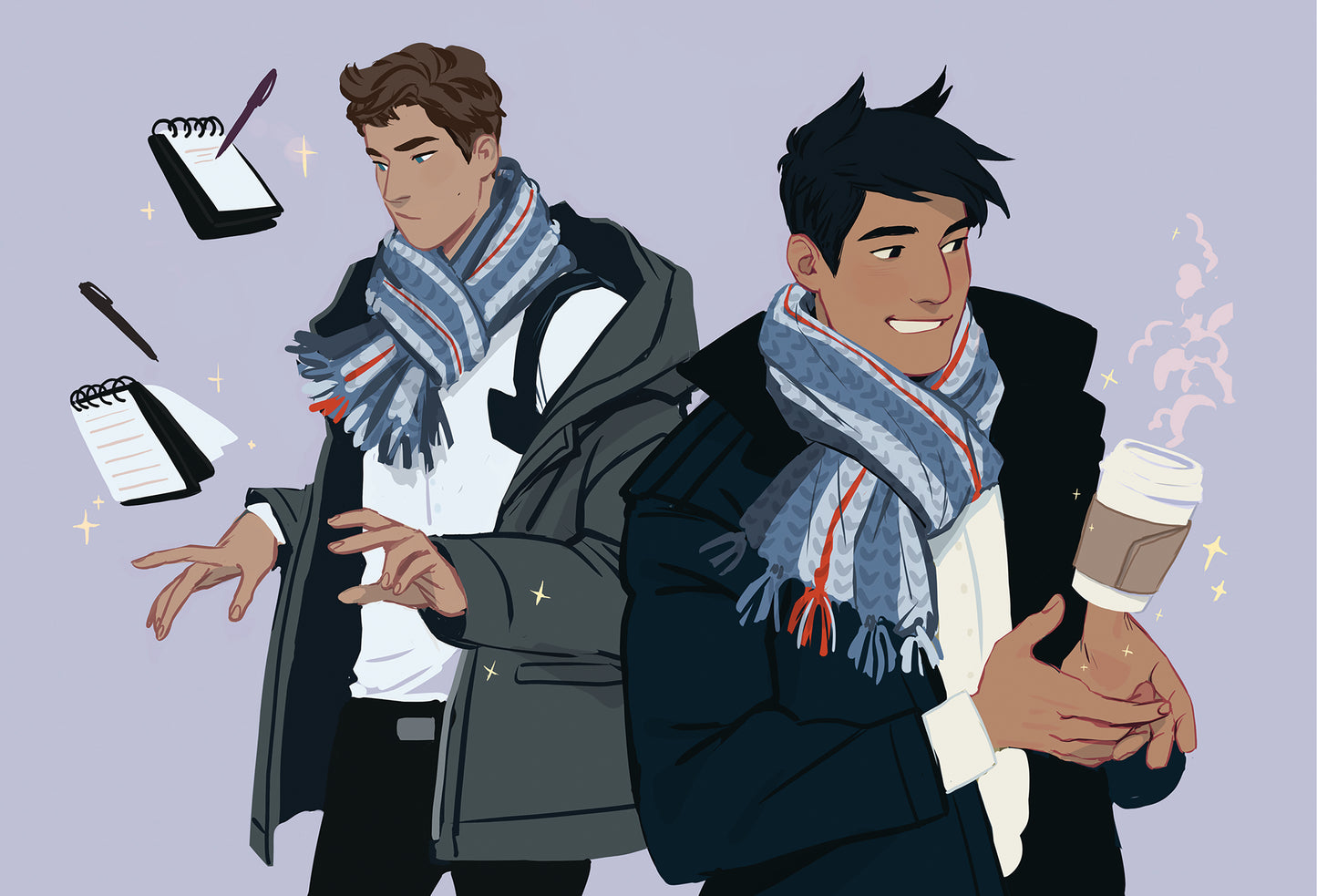 Kasey and Jasper Morning Postcard