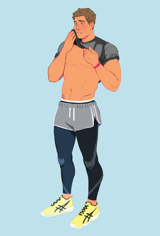 Paul Workout Postcard