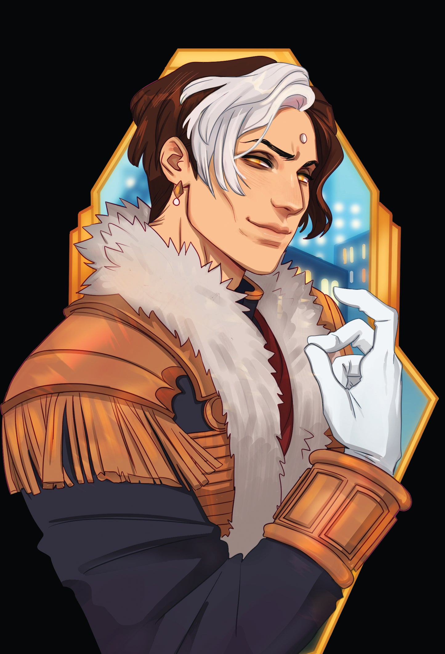 Friendly Villain Postcard