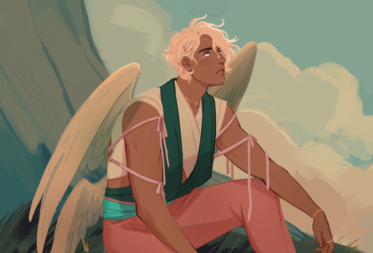 Sabriel Wings Postcard