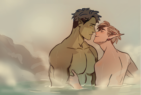 Tokki and Pyotr Postcard