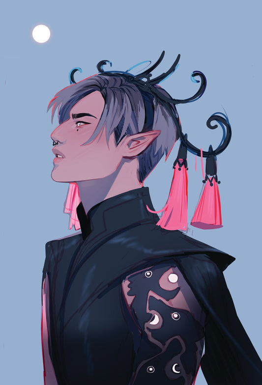 Doverre Moon Postcard